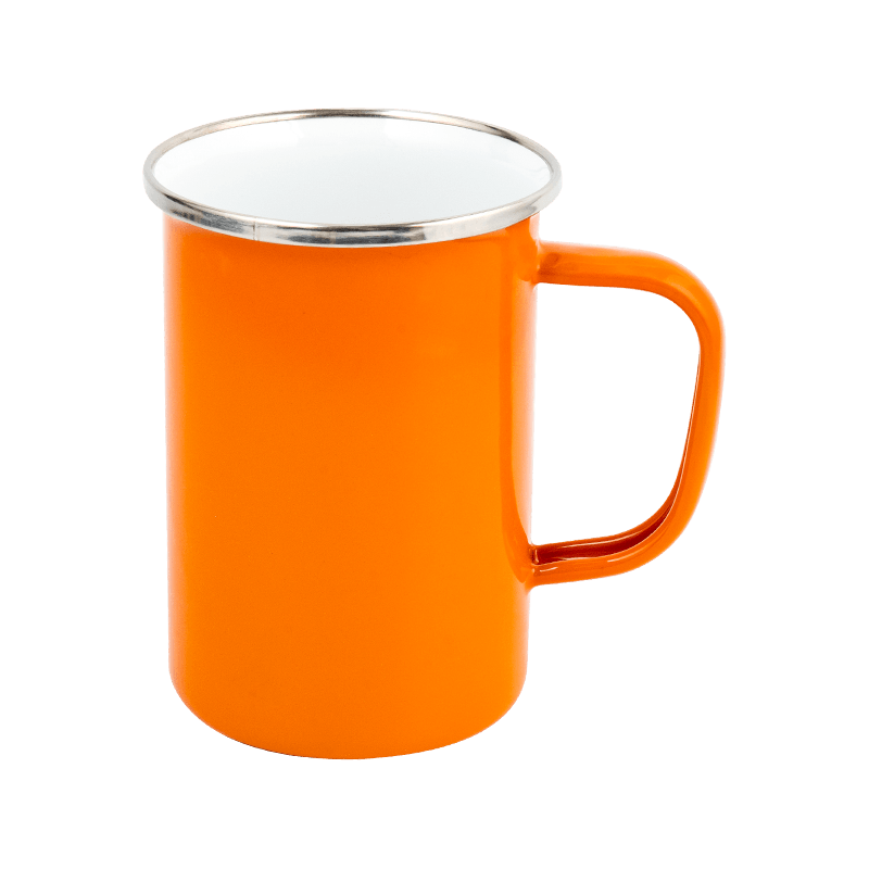 303D Stainless Steel Rim Rim Enamel Mug Tinggi