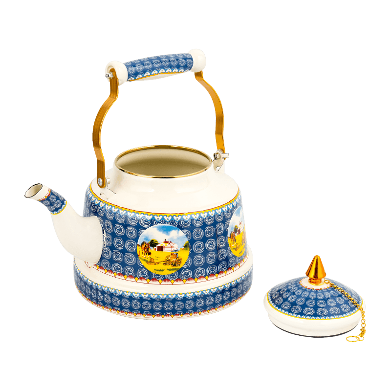 TK505 Enamel Bell-Designed Tea Kettle
