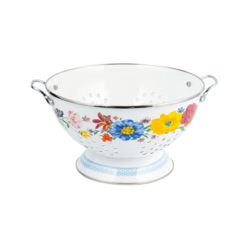 Keranjang Buah Enamel Vintage