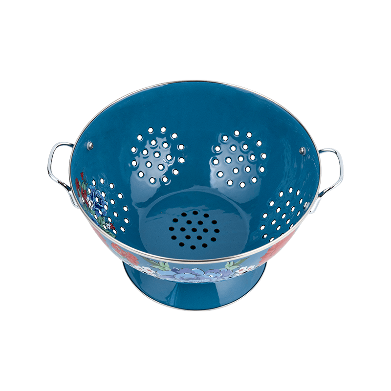 Keranjang Buah Enamel Vintage