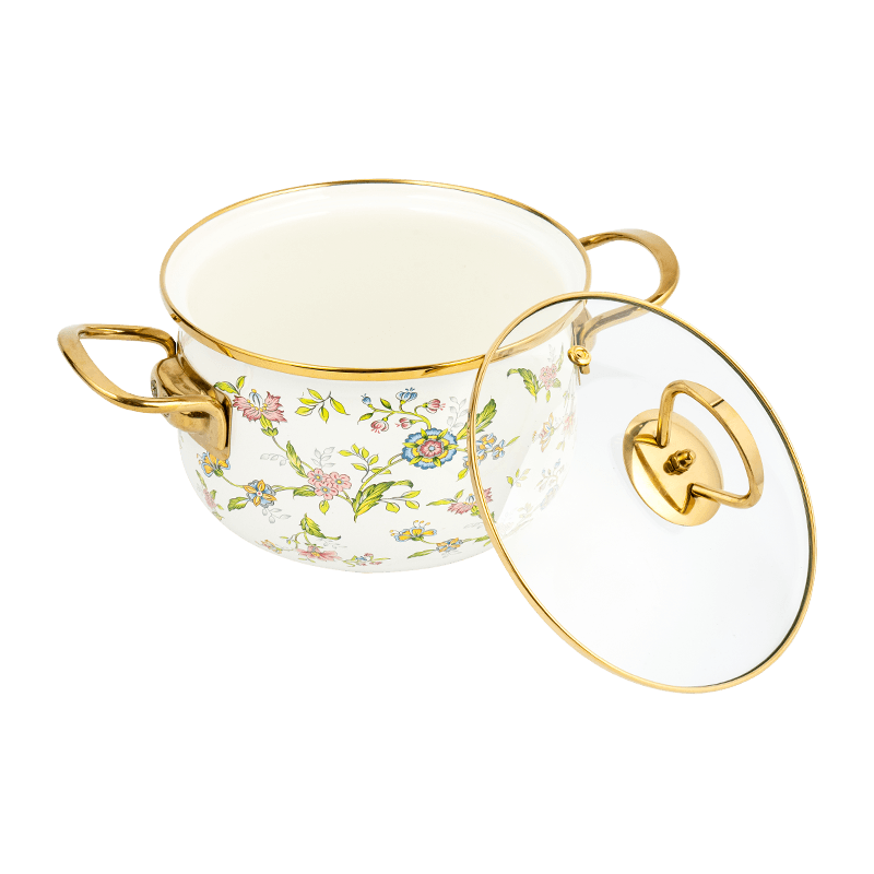 806D-5 Stainless Steel Rim Stockpot Stockpot Simmer Enamel Pot