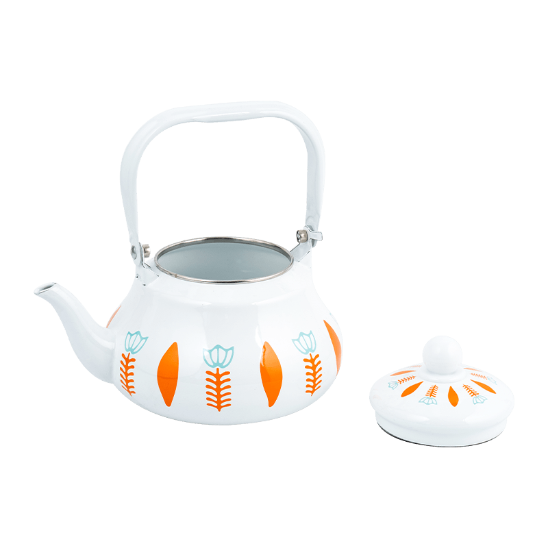 TK121 Enamel Pear Tea Kettle