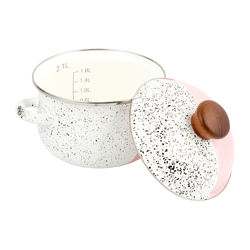 806D-5 Stainless Steel Rim Stockpot Stockpot Simmer Enamel Pot