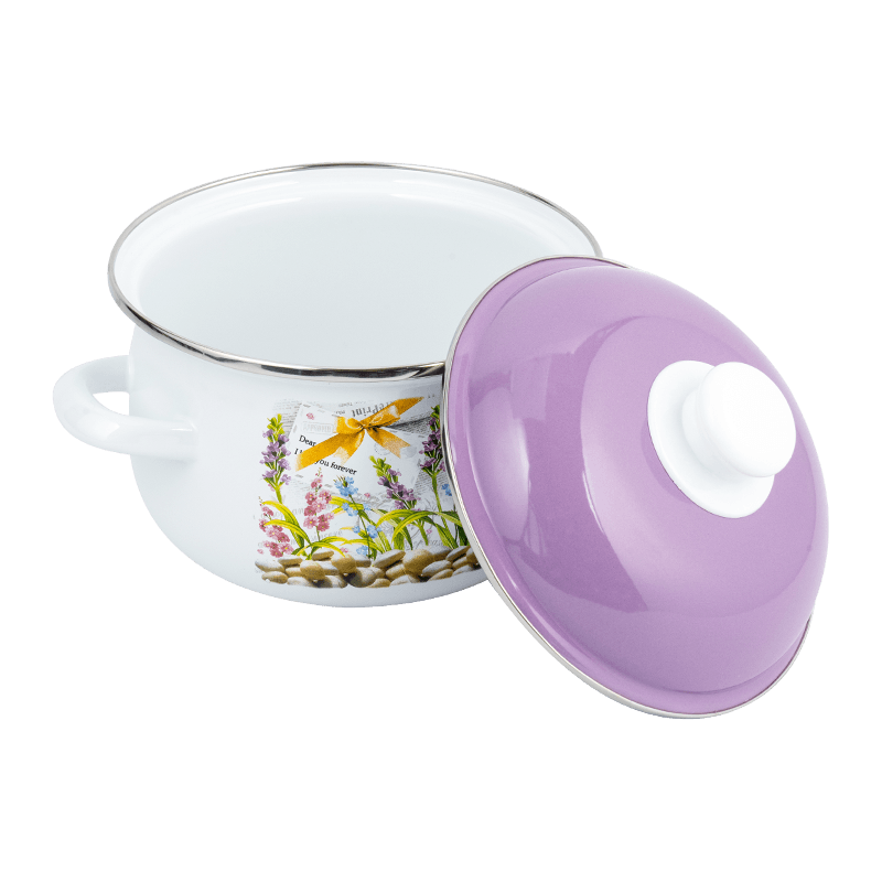 806D-5 Stainless Steel Rim Stockpot Stockpot Simmer Enamel Pot