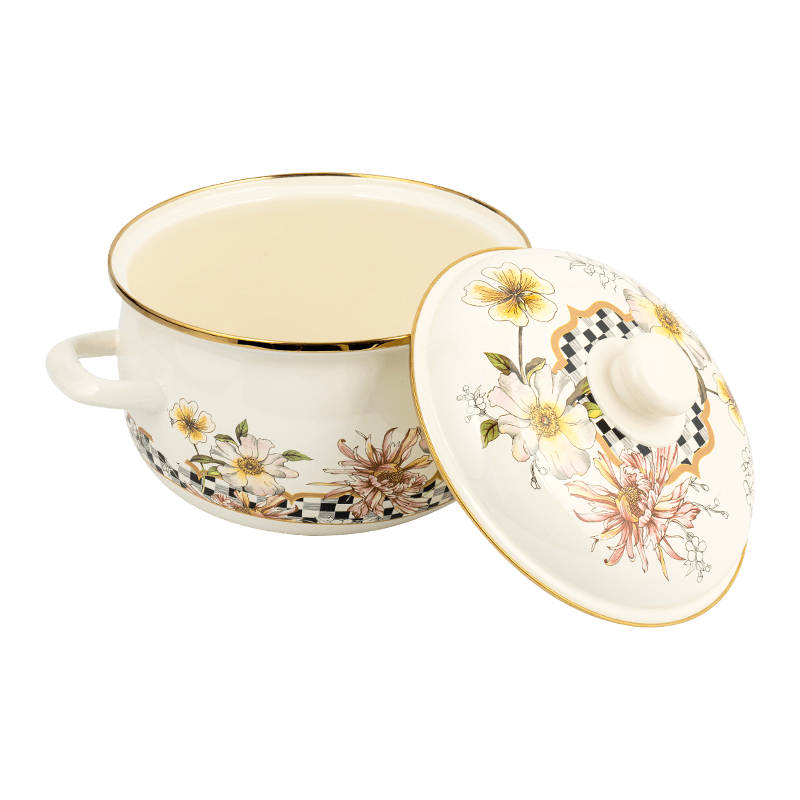 806D-5 Stainless Steel Rim Stockpot Stockpot Simmer Enamel Pot