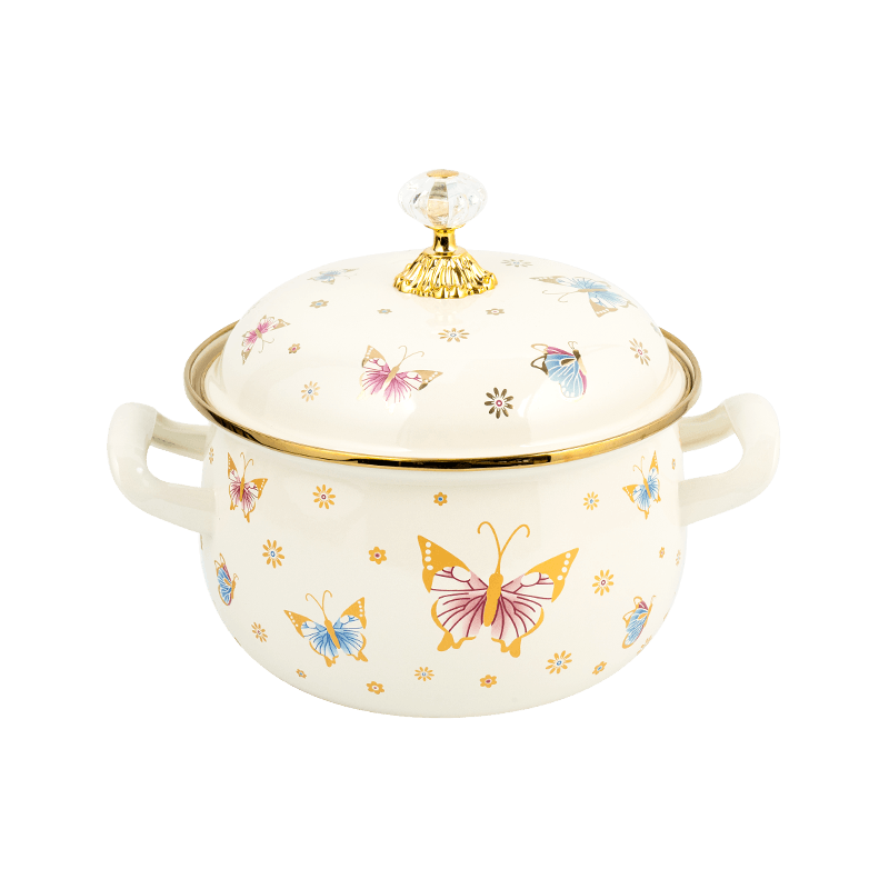 806D-5 Stainless Steel Rim Stockpot Stockpot Simmer Enamel Pot