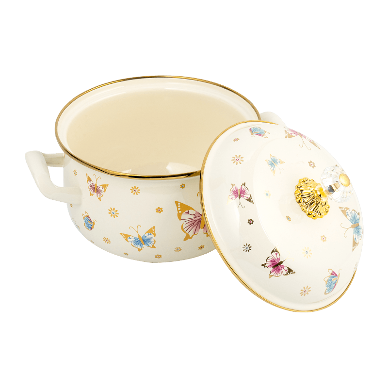 806D-5 Stainless Steel Rim Stockpot Stockpot Simmer Enamel Pot