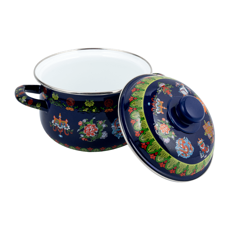 806D-5 Stainless Steel Rim Stockpot Stockpot Simmer Enamel Pot