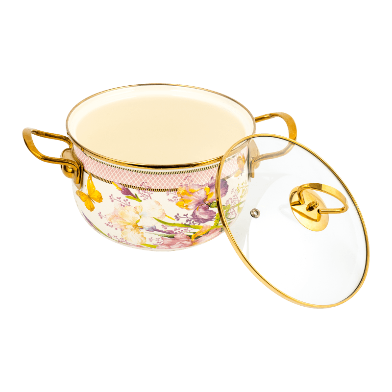 806D-5 Stainless Steel Rim Stockpot Stockpot Simmer Enamel Pot