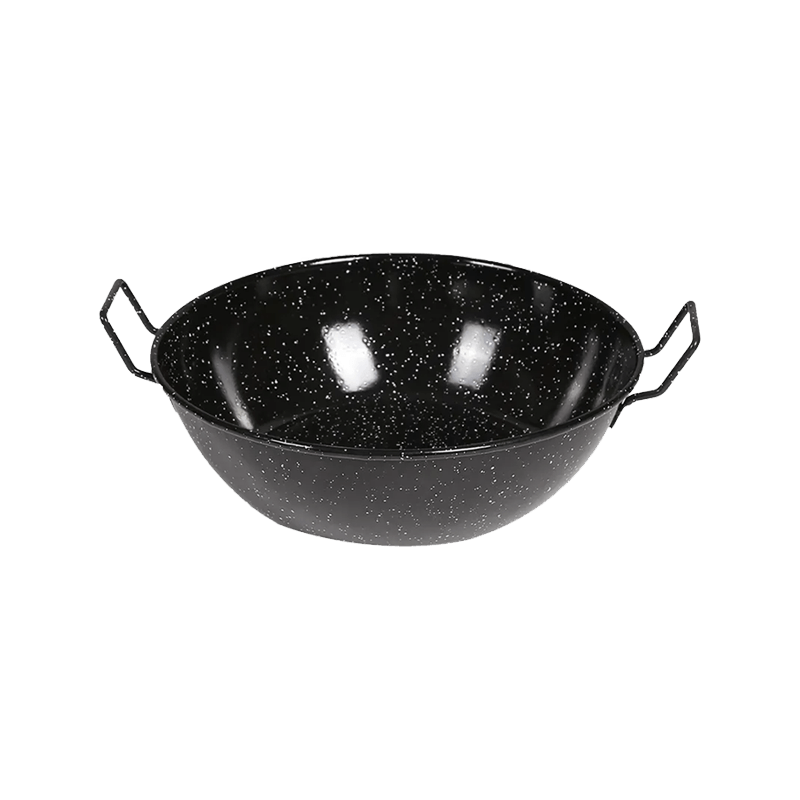 Enamel Forged Wok Frying Panci